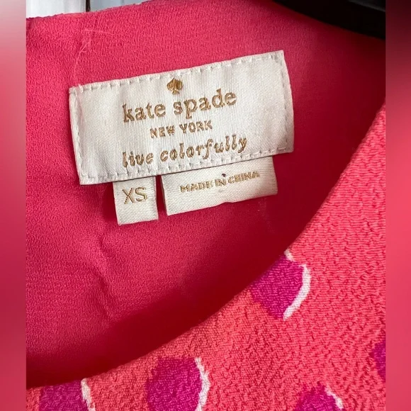 EUC SZ XS Kate Spade  Take a walk on the wild side sleeveless top - Picture 2 of 3